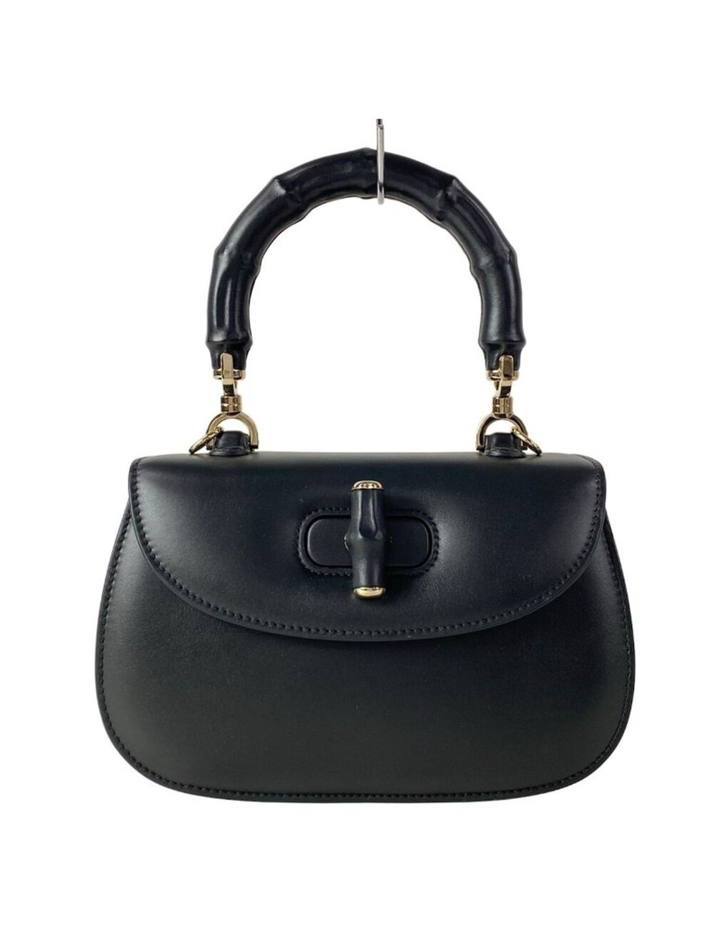 Gucci Handbag Bamboo Small Black Leather